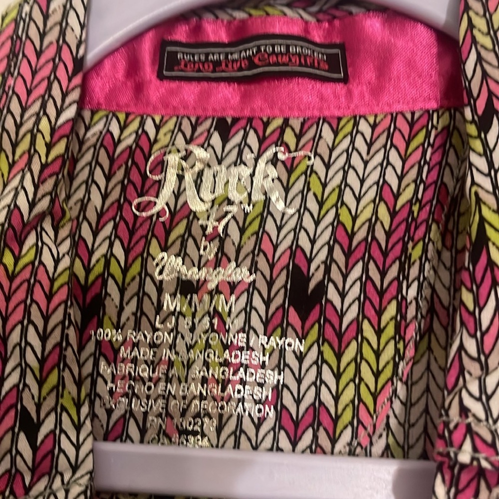 Stylish Multicolor Button Down Shirt - image 3